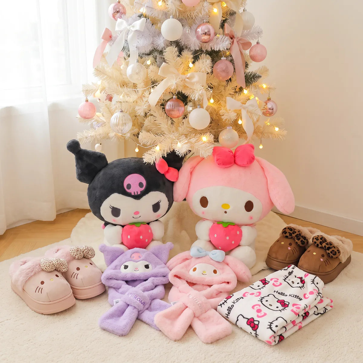 Collection Noël MochiBow : sélection de produits en situation