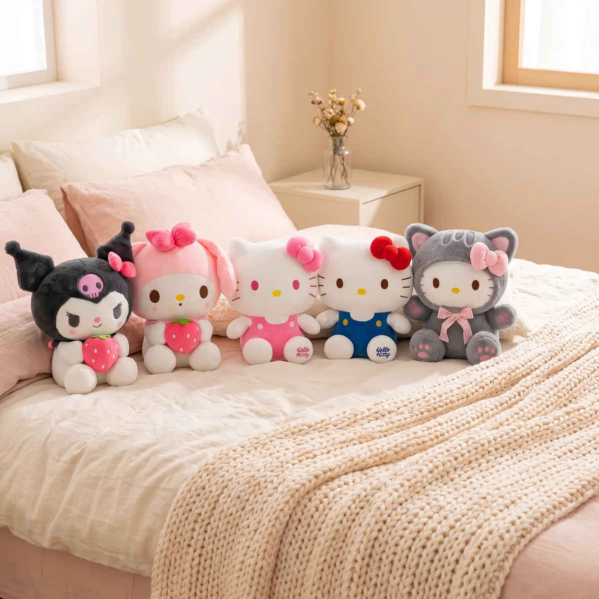 Collection Peluches MochiBow : sélection de produits en situation