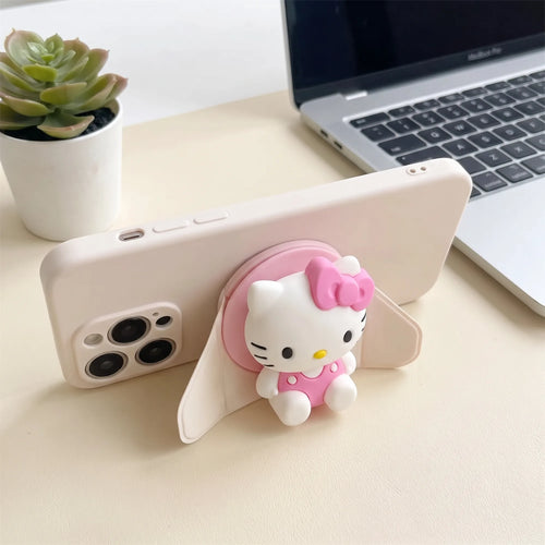 Support de téléphone magnétique Hello Kitty 3D, en situation
