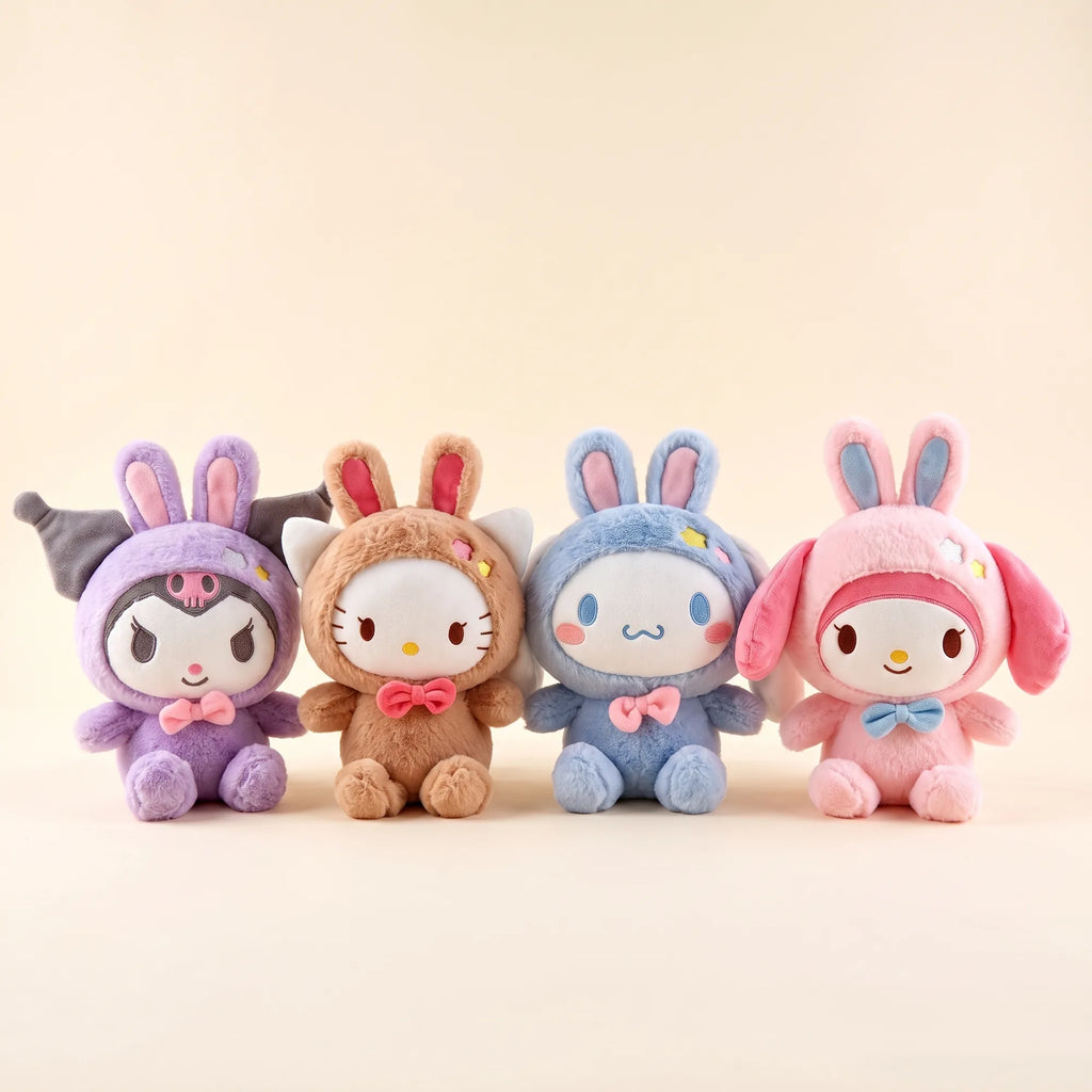 Peluche déguisée en lapin Sanrio Characters 22-25 cm, vue studio