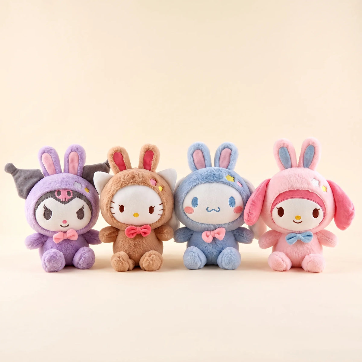 Peluche déguisée en lapin Sanrio Characters 22-25 cm, vue studio