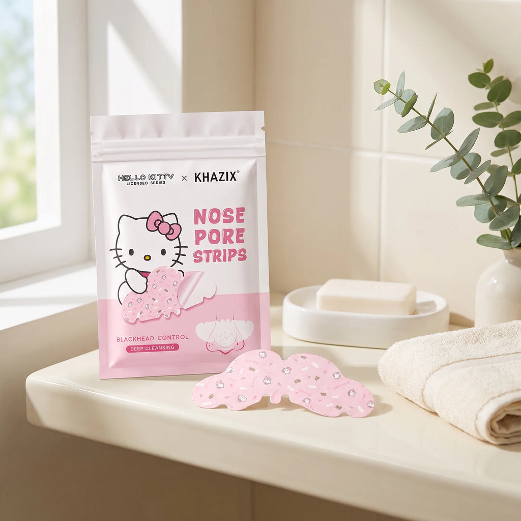 Patchs nez purifiants Hello Kitty, lot de 10, en situation