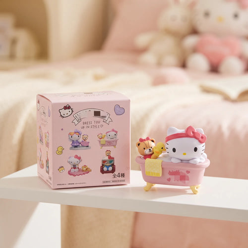 Boîte mystère figurine Hello Kitty « Dress You Up », en situation