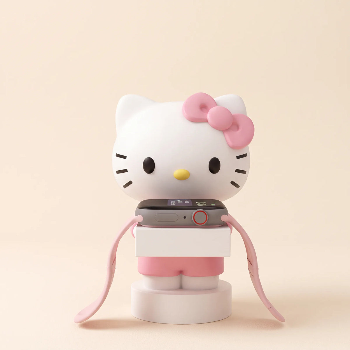 Support de charge Hello Kitty pour montre connectée, vue studio