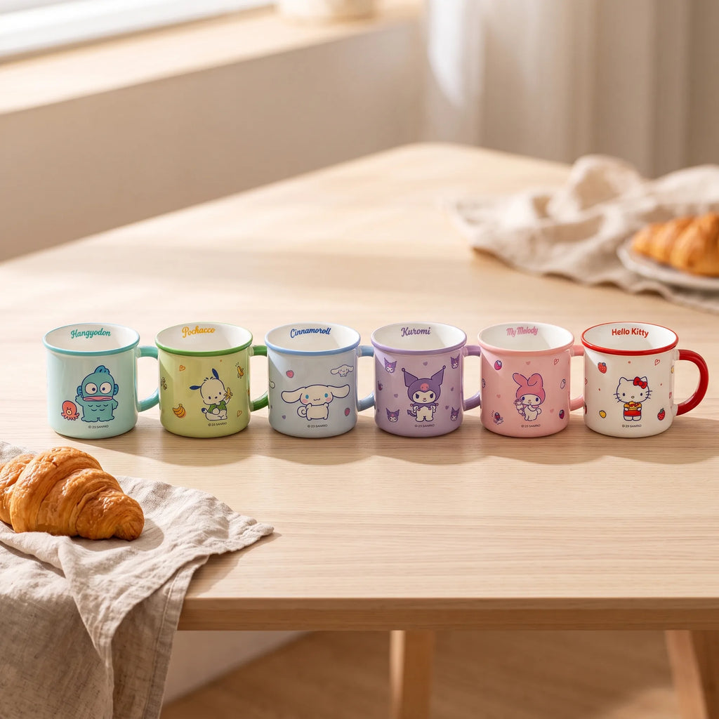 Mug en céramique 350 ml Sanrio Characters, en situation