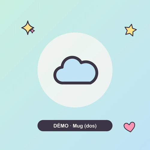 [DÉMO] Mug, vue de dos