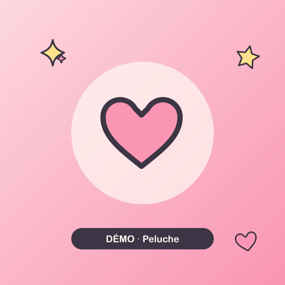 [DÉMO] Peluche, visuel de démonstration