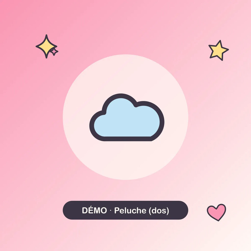 [DÉMO] Peluche, vue de dos