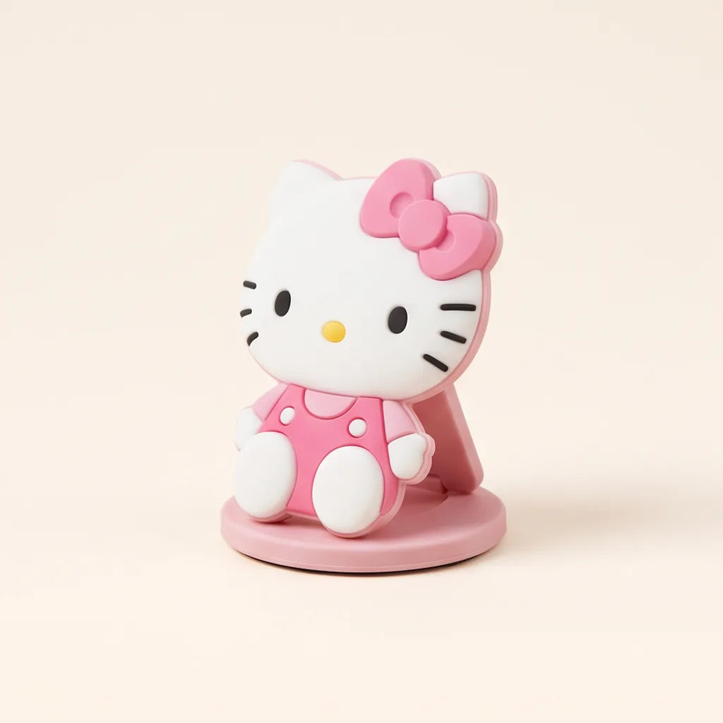Support de téléphone magnétique Hello Kitty 3D — Rose