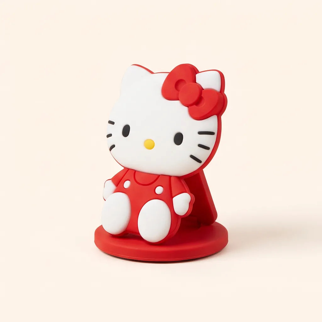 Support de téléphone magnétique Hello Kitty 3D — Rouge