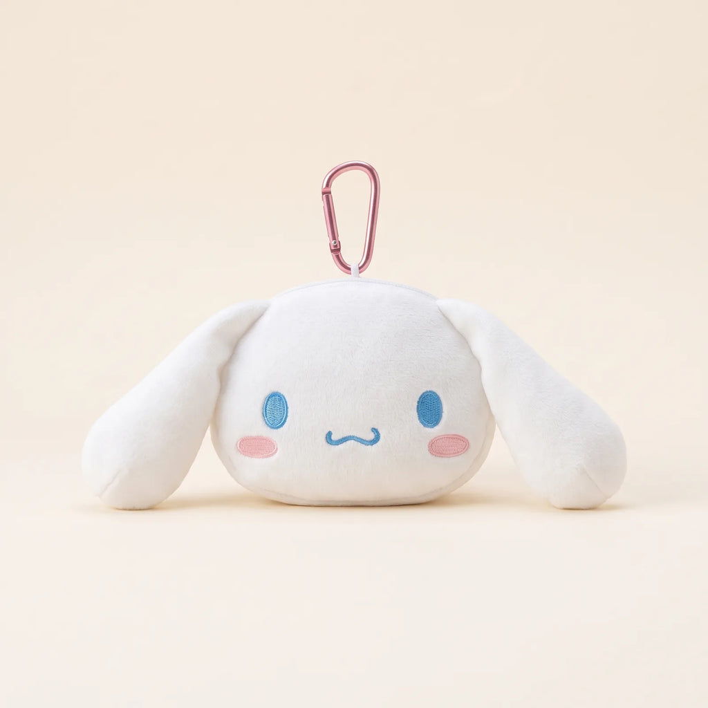 Porte-monnaie peluche à mousqueton Kuromi, Hello Kitty, Cinnamoroll — Cinnamoroll