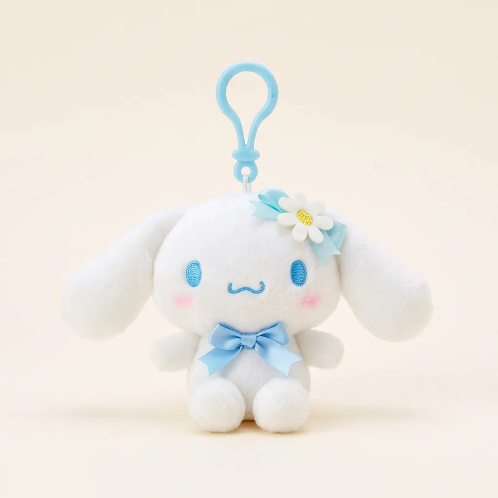 Porte-clés peluche fleuri 10 cm Sanrio Characters — Cinnamoroll