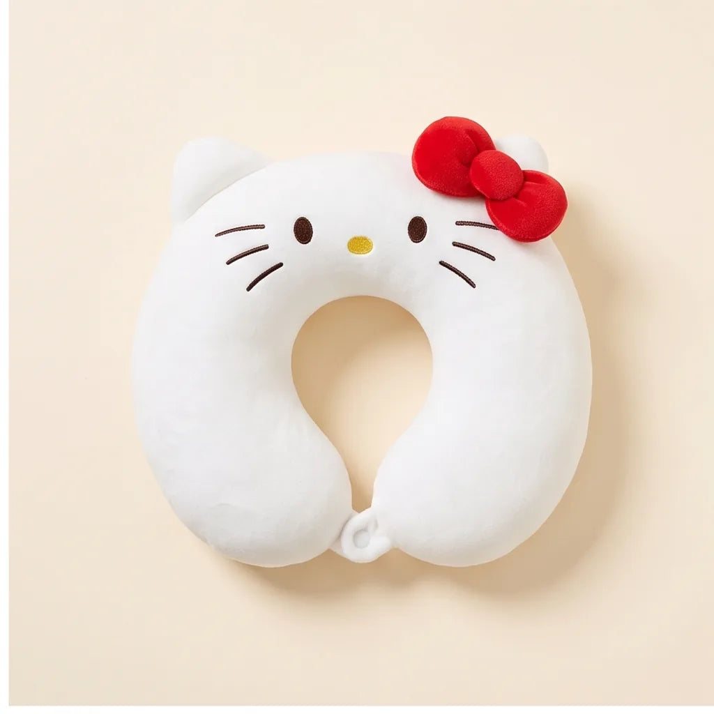 Coussin de voyage Sanrio Characters — Hello Kitty blanc