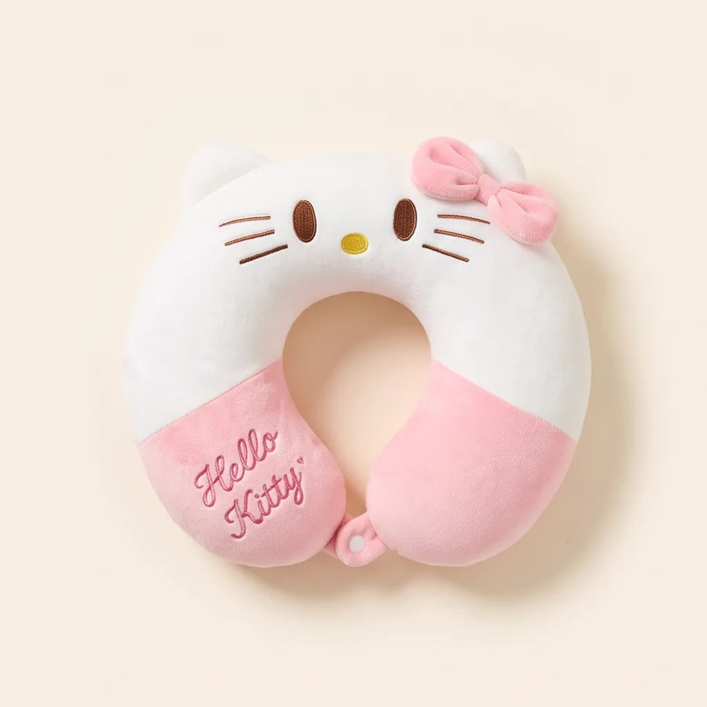 Coussin de voyage Sanrio Characters — Hello Kitty rose