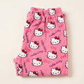 Pantalon de pyjama Hello Kitty en flanelle — Rose corail