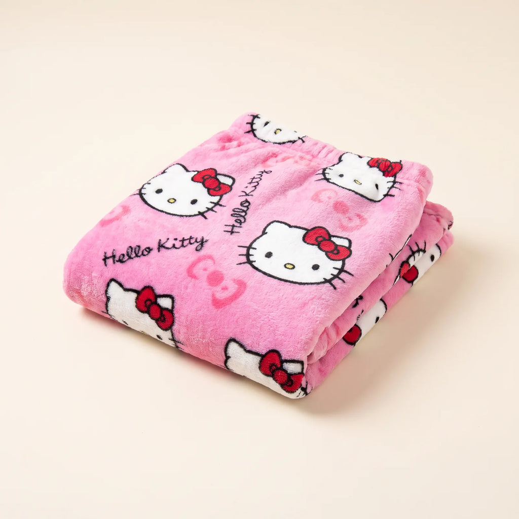 Pantalon de pyjama Hello Kitty en flanelle — Rose bonbon