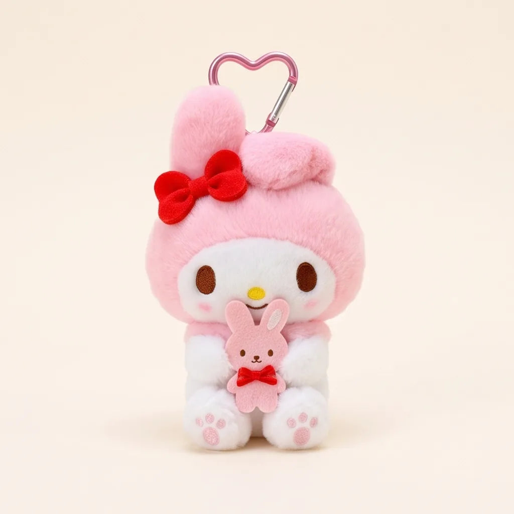 Porte-clés peluche Sanrio Characters avec doudou — My Melody 15 cm
