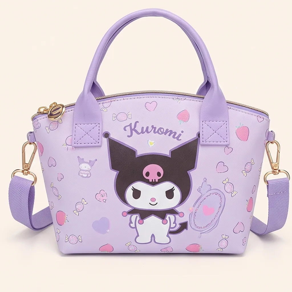 Sac à main cabas Sanrio Characters avec bandoulière — Kuromi