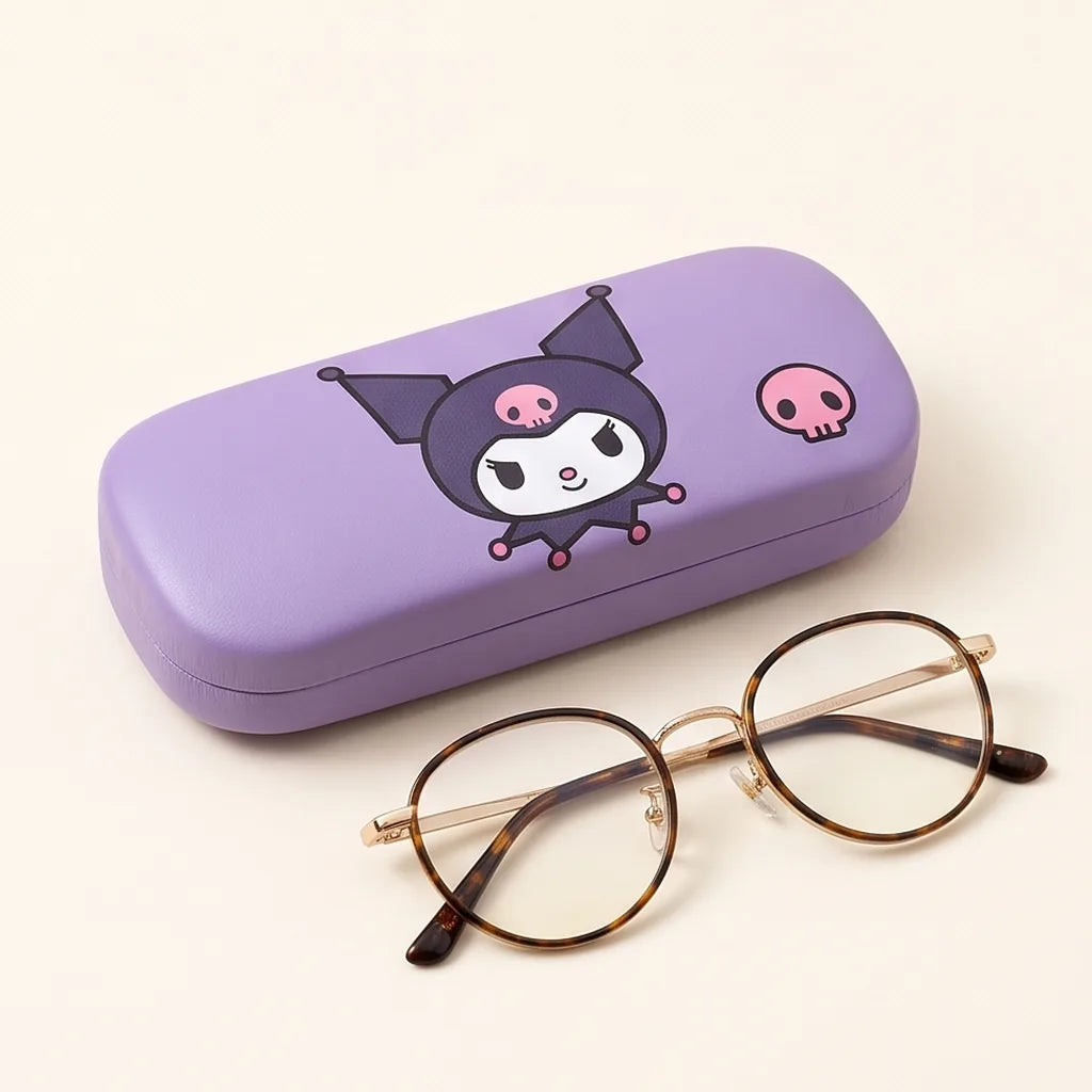 Étui à lunettes rigide Hello Kitty — Kuromi violet