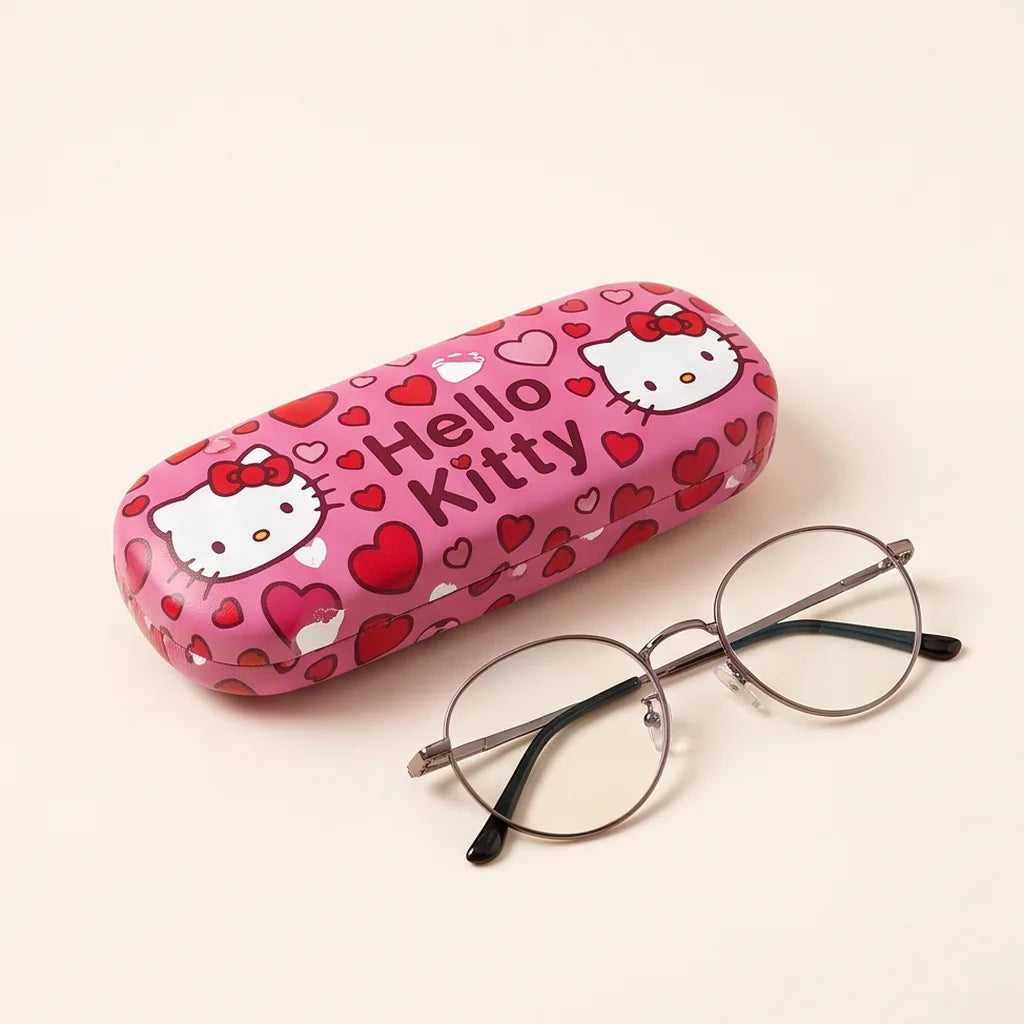 Étui à lunettes rigide Hello Kitty — Hello Kitty cœurs