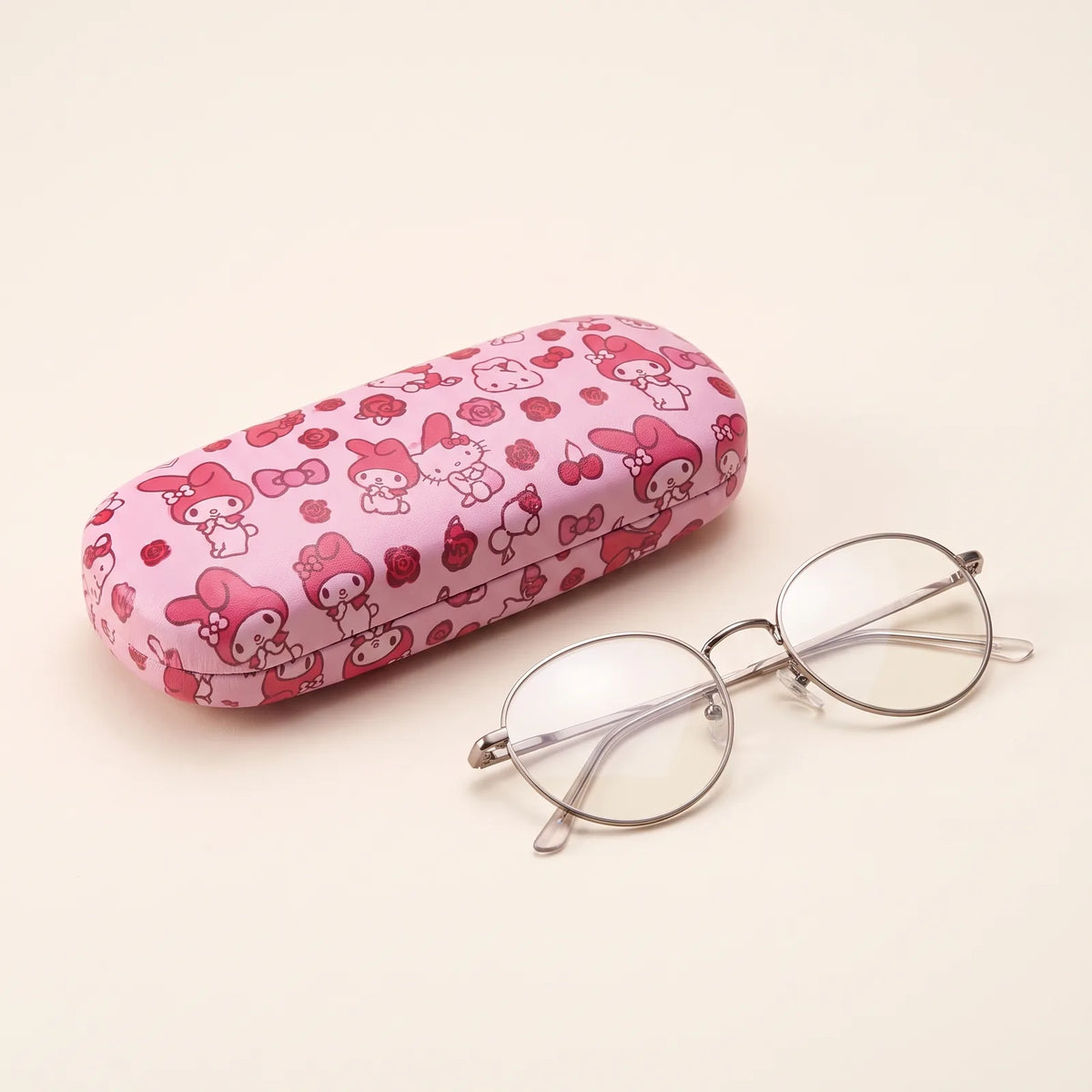 Étui à lunettes rigide Hello Kitty — My Melody rose