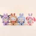 Peluche déguisée en lapin Sanrio Characters 22-25 cm — Lot de 4 lapins