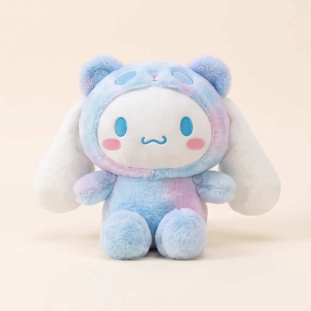 Peluche tie-dye déguisée en ourson Sanrio Characters 25 cm — Cinnamoroll