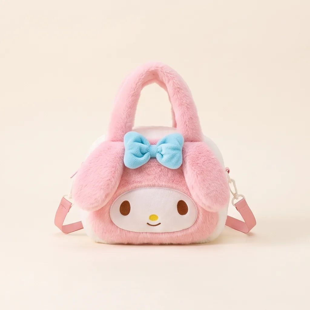 Sac peluche Sanrio Characters : sac à main, rond ou sac à dos — Sac rond My Melody