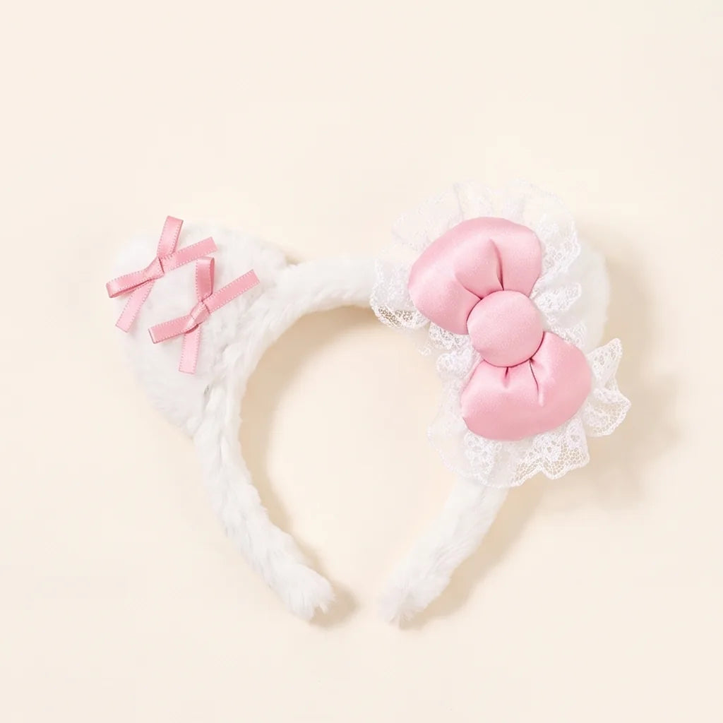 Serre-tête peluche à oreilles My Melody, Hello Kitty ou Kuromi — Hello Kitty
