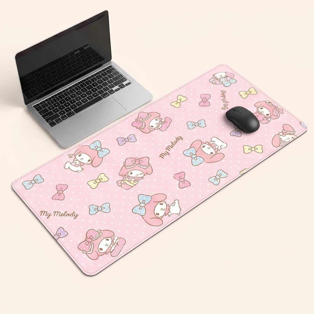 Tapis de souris XXL My Melody — My Melody nœuds