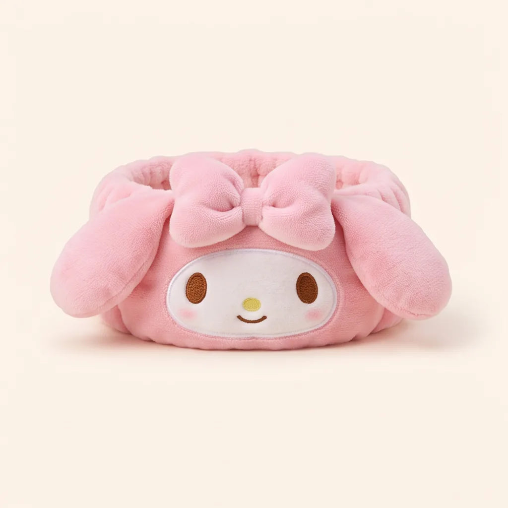 Bandeau spa en peluche Cinnamoroll, My Melody, Pompompurin ou Kuromi — My Melody